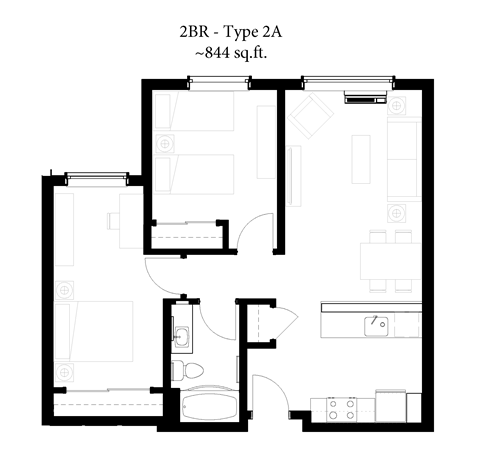 2BR Plan